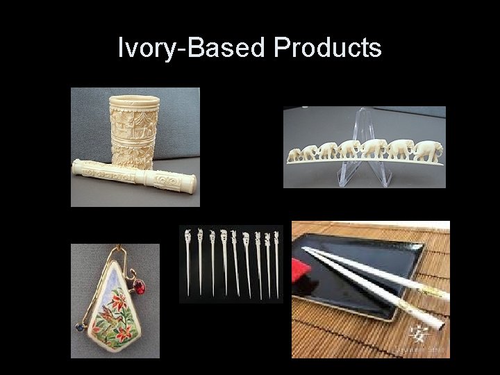 Ivory-Based Products 