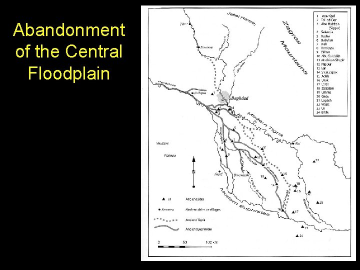 Abandonment of the Central Floodplain 