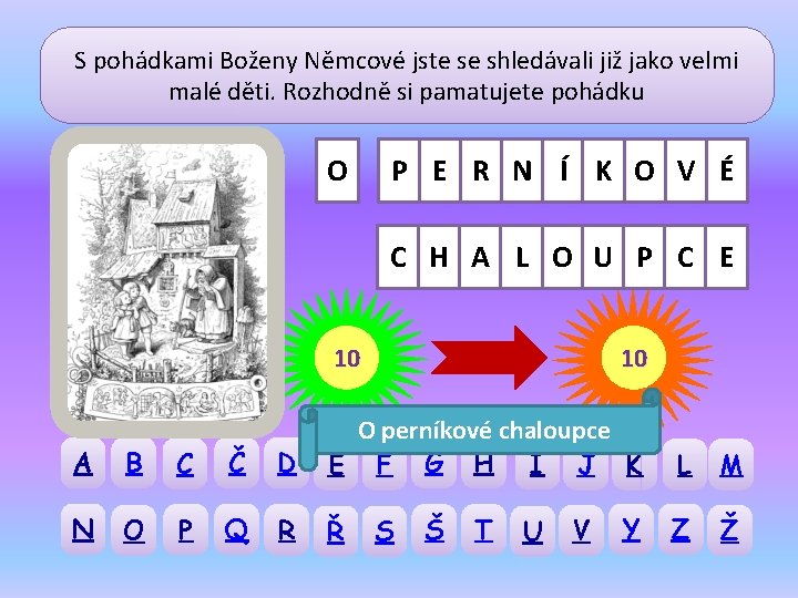 S pohádkami Boženy Němcové jste se shledávali již jako velmi malé děti. Rozhodně si