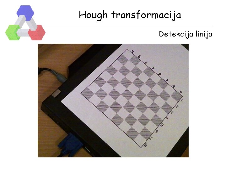 Hough transformacija Detekcija linija 