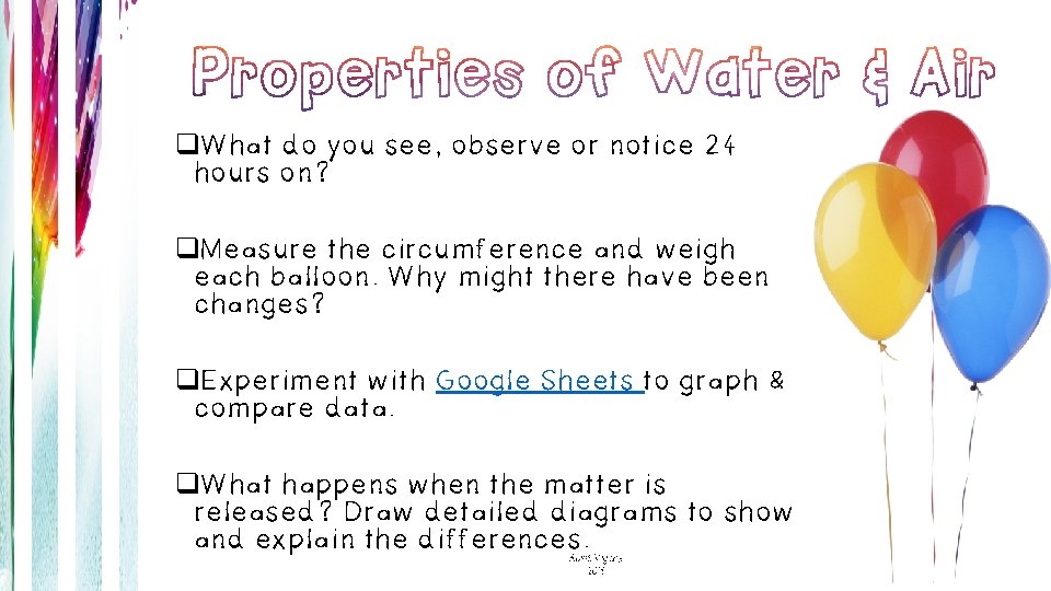 q. What do you see, observe or notice 24 hours on? q. Measure the