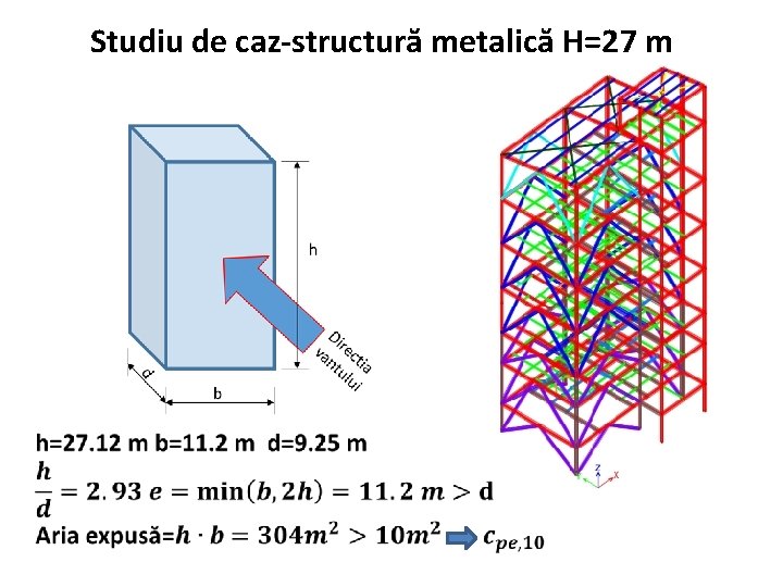 Studiu de caz-structură metalică H=27 m 