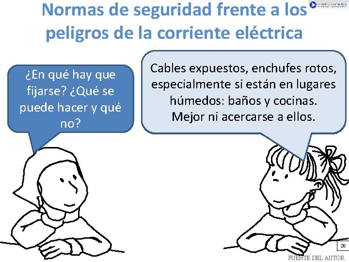 Normas de seguridad frente a los peligros de la corriente eléctrica ¿En qué hay