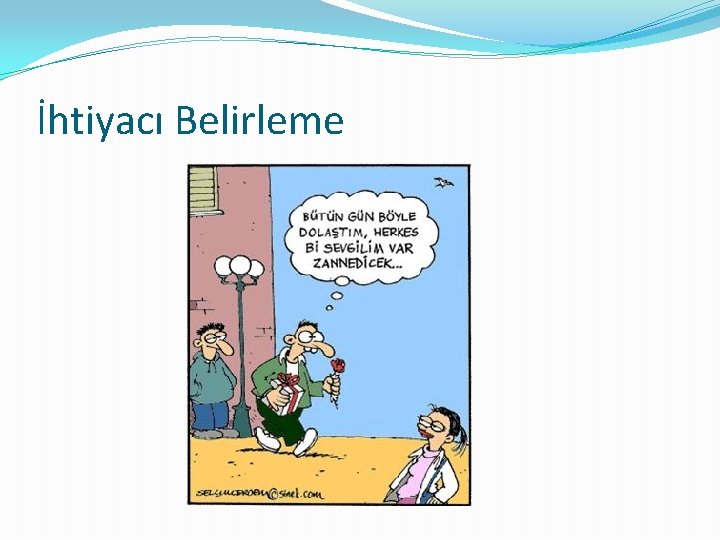 İhtiyacı Belirleme 