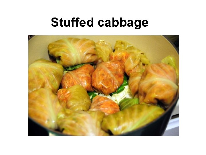 Stuffed cabbage 