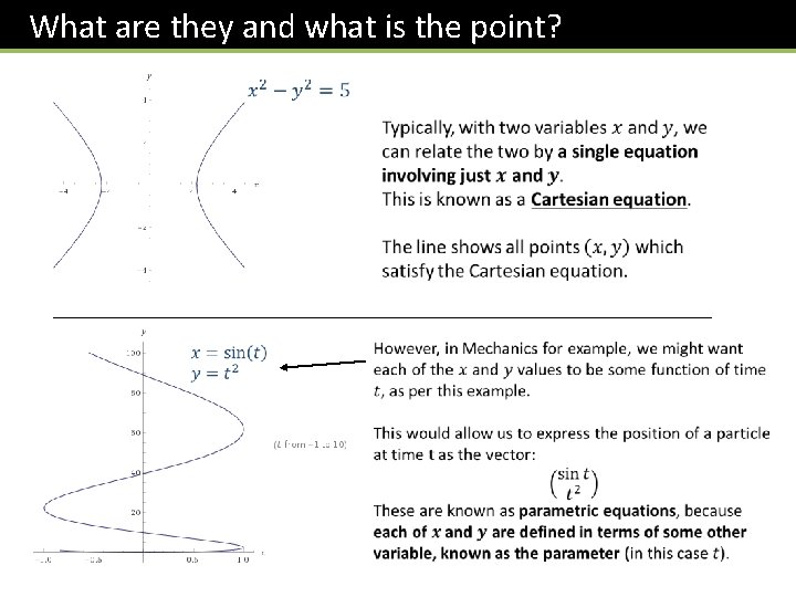 What are they and what is the point? 