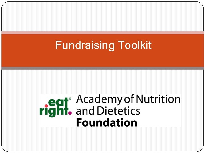 Fundraising Toolkit 