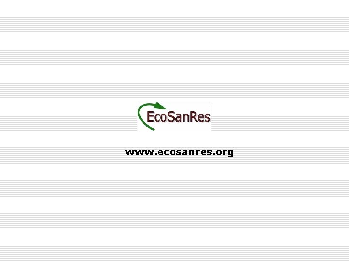 www. ecosanres. org 