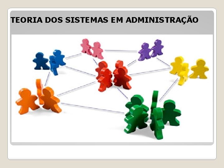 TEORIA DOS SISTEMAS EM ADMINISTRAÇÃO 