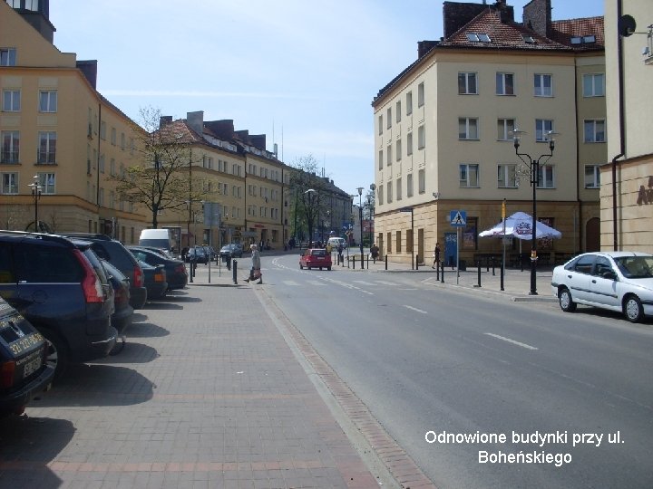 Odnowione budynki przy ul. Boheńskiego 