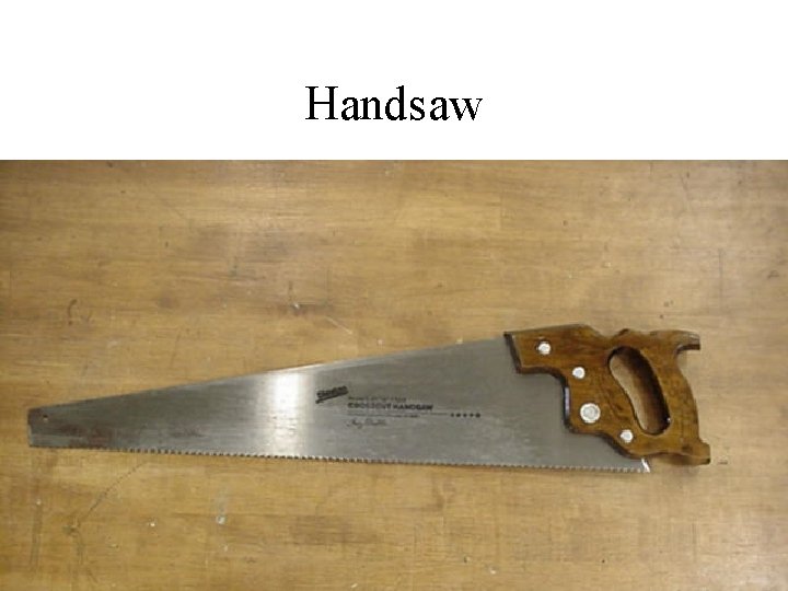 Handsaw 