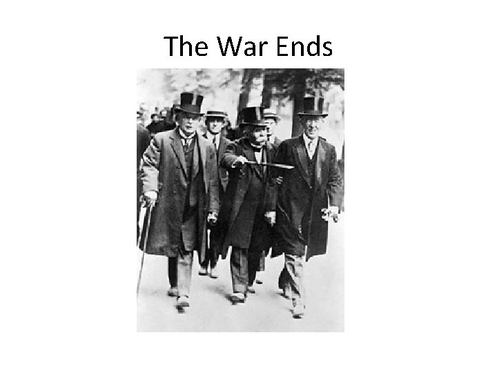 The War Ends 