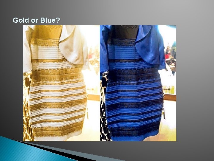 Gold or Blue? 