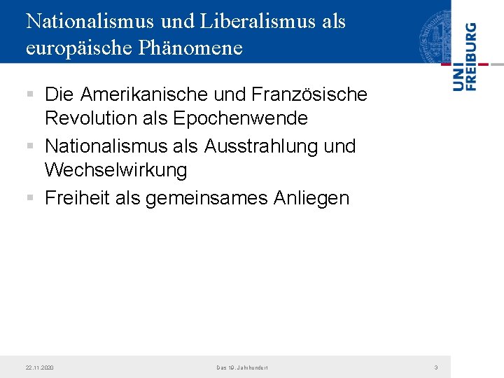 Nationalismus und Liberalismus als europäische Phänomene § Die Amerikanische und Französische Revolution als Epochenwende