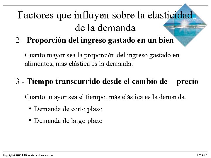 Factores que influyen sobre la elasticidad de la demanda 2 - Proporción del ingreso