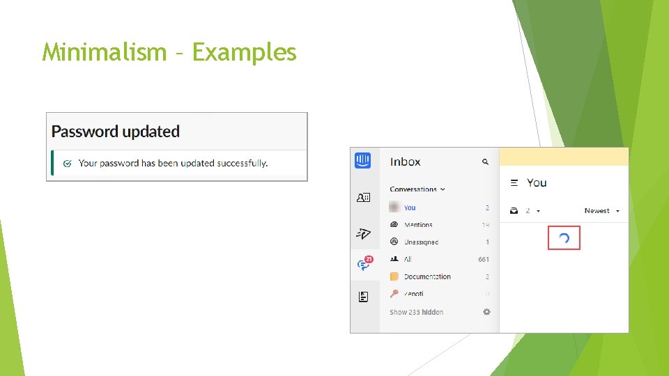 Minimalism – Examples 