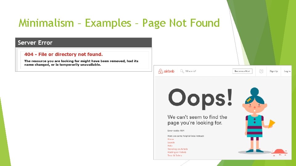 Minimalism – Examples – Page Not Found 