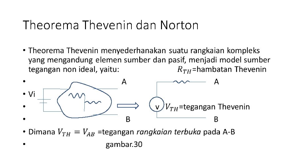 Theorema Thevenin dan Norton • 
