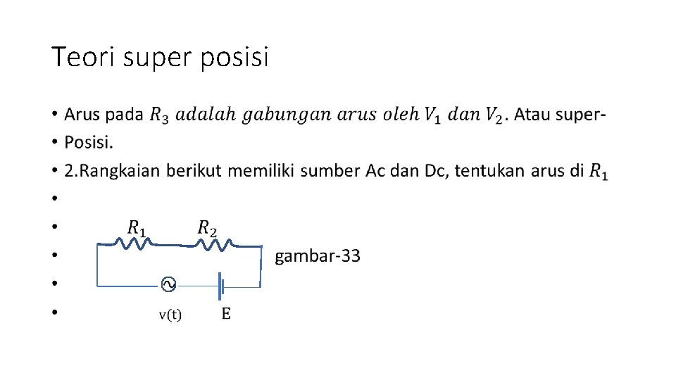 Teori super posisi • 