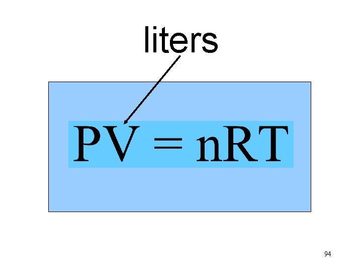 liters n. T Va P 94 