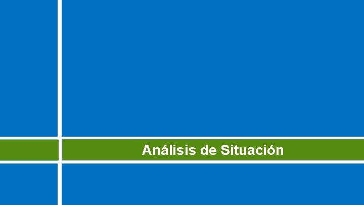 Análisis de Situación 