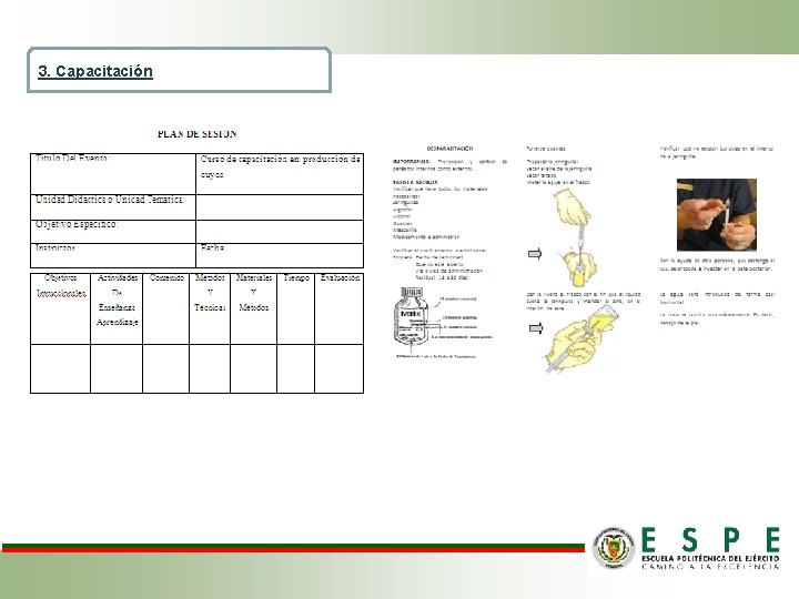3. Capacitación 3. Capacitación