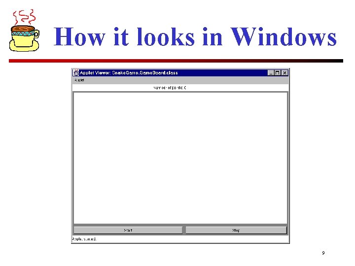 How it looks in Windows 9 