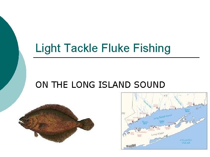 Light Tackle Fluke Fishing ON THE LONG ISLAND SOUND 