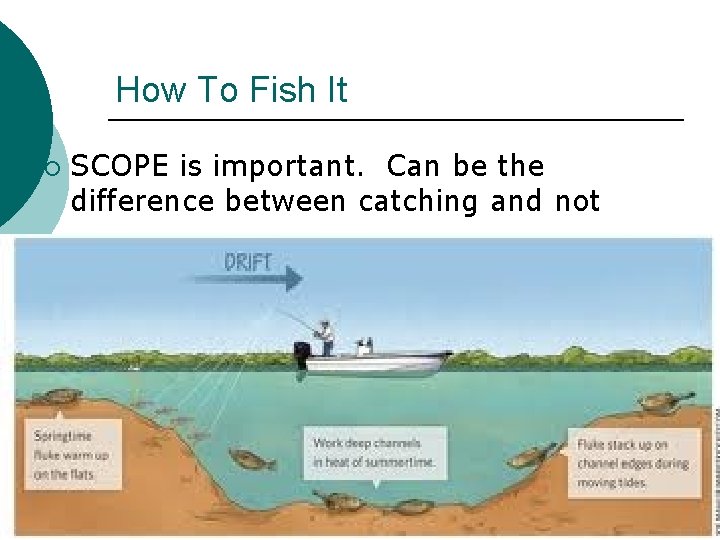 How To Fish It ¡ SCOPE is important. Can be the difference between catching