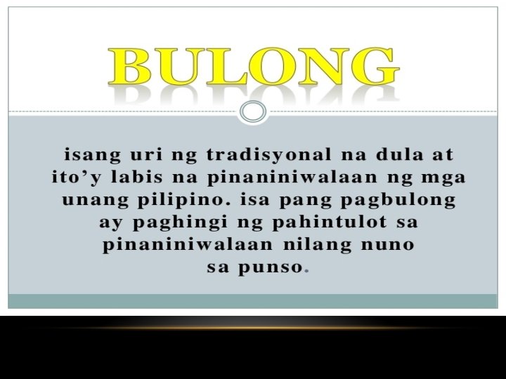 Halimbawa Ng Bulong Sa Panitikan - Ng Halimbawa 2021