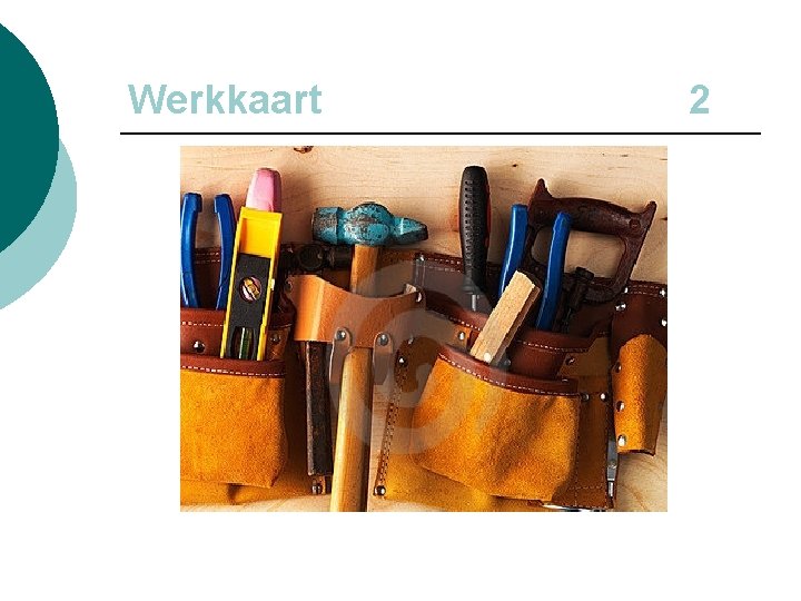 Werkkaart 2 