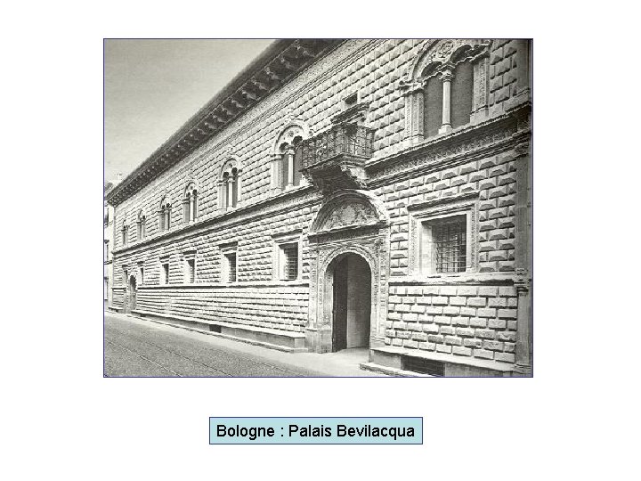 Bologne : Palais Bevilacqua 