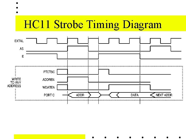 HC 11 Strobe Timing Diagram 