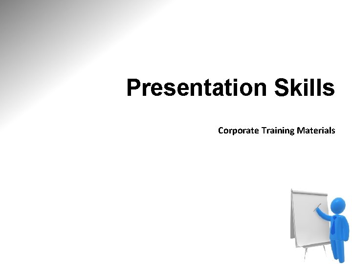 Presentation Skills Corporate Training Materials 