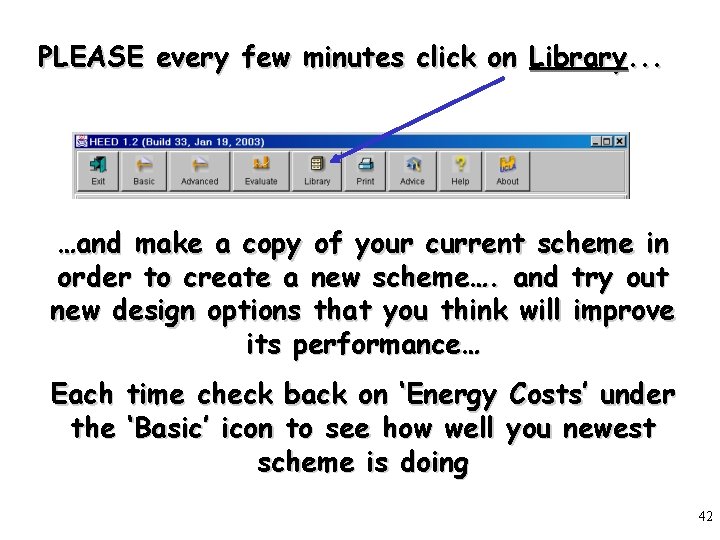 PLEASE every few minutes click on Library. . . …and make a copy of