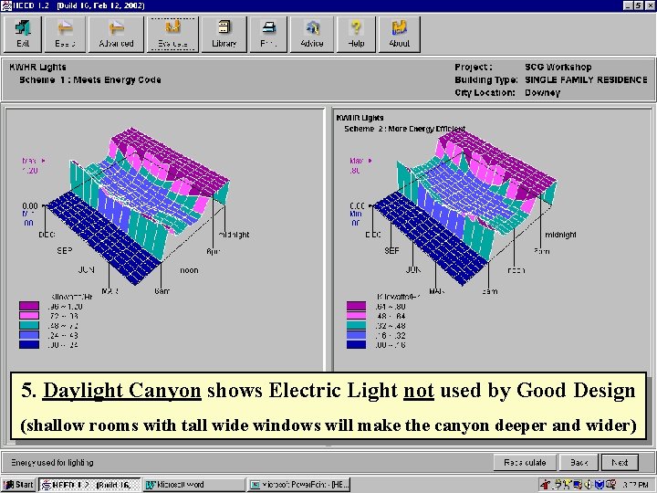 5. Daylight Canyon shows Electric Light not used by Good Design (shallow rooms with