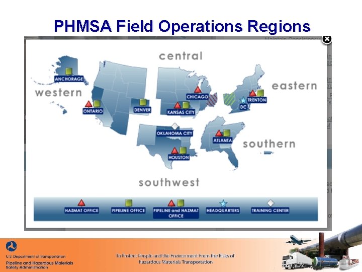 PHMSA Field Operations Regions 