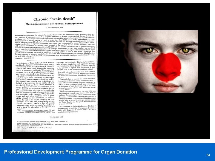 Professional Development Programme for Organ Donation 54 