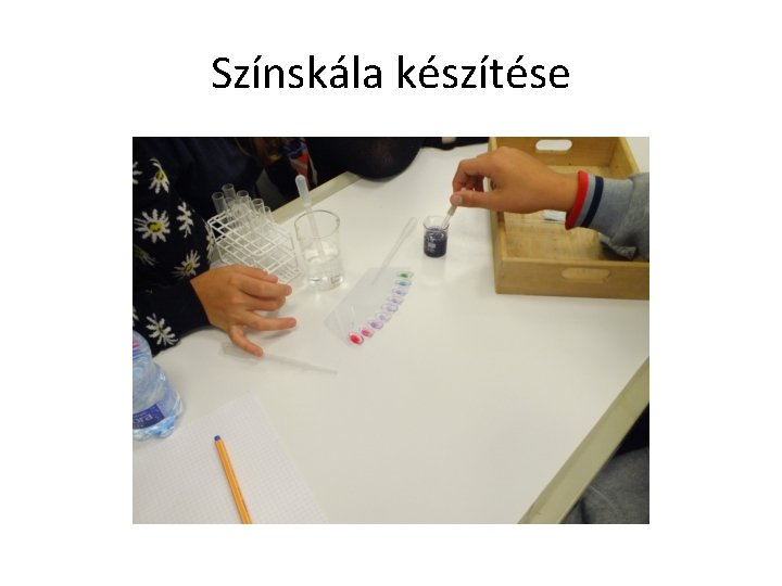 Színskála készítése 