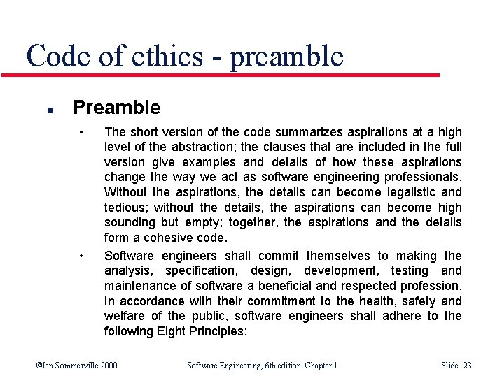 Introduction L Getting Started With Software Engineering Ian