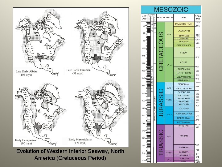 Evolution of Western Interior Seaway, North America (Cretaceous Period) 