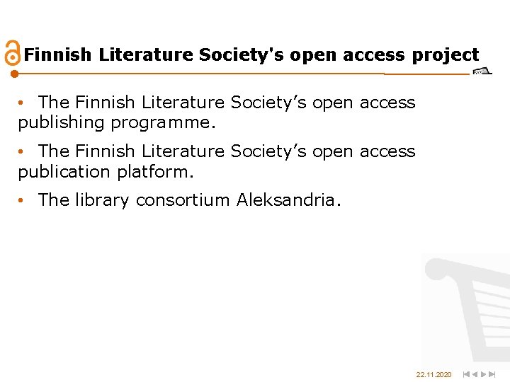 Finnish Literature Society's open access project • The Finnish Literature Society’s open access publishing