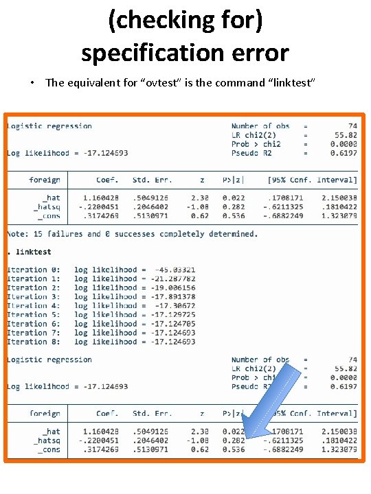 (checking for) specification error • The equivalent for “ovtest” is the command “linktest” (checking for) specification error • The equivalent for “ovtest” is the command “linktest”