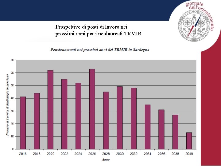 Prospettive di posti di lavoro nei prossimi anni per i neolaureati TRMIR 