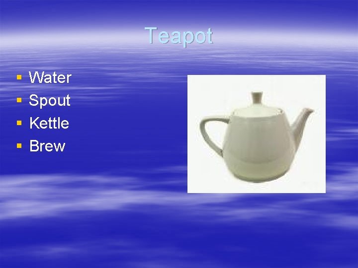 Teapot § § Water Spout Kettle Brew Teapot § § Water Spout Kettle Brew