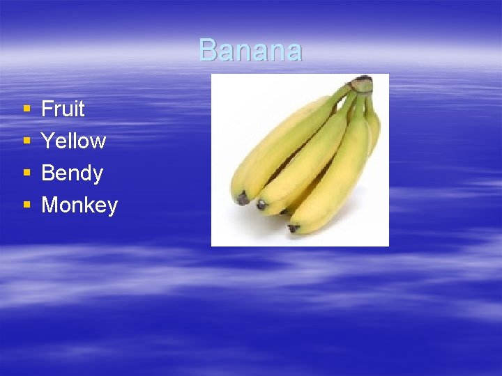 Banana § § Fruit Yellow Bendy Monkey Banana § § Fruit Yellow Bendy Monkey