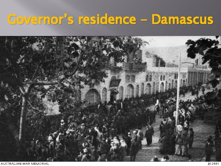 Governor’s residence - Damascus 