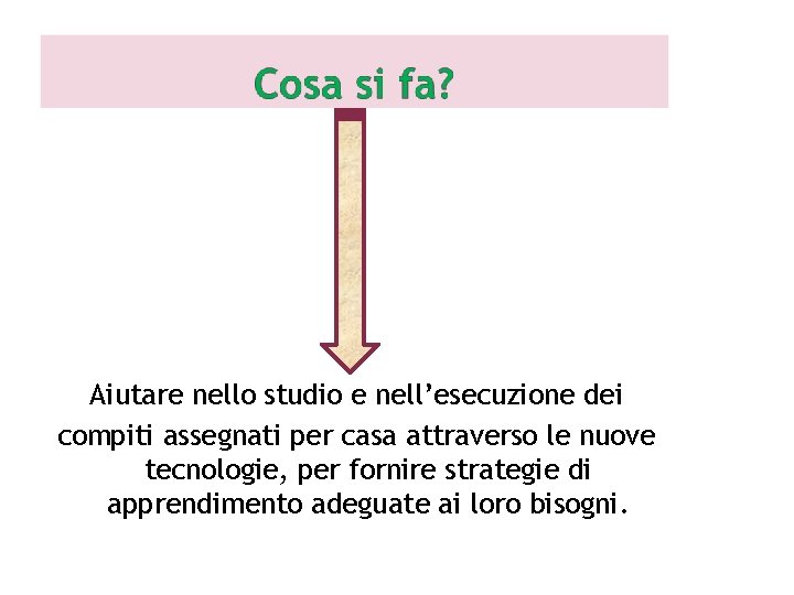 Aiutare nello studio e nell’esecuzione dei compiti assegnati per casa attraverso le nuove tecnologie, Aiutare nello studio e nell’esecuzione dei compiti assegnati per casa attraverso le nuove tecnologie,