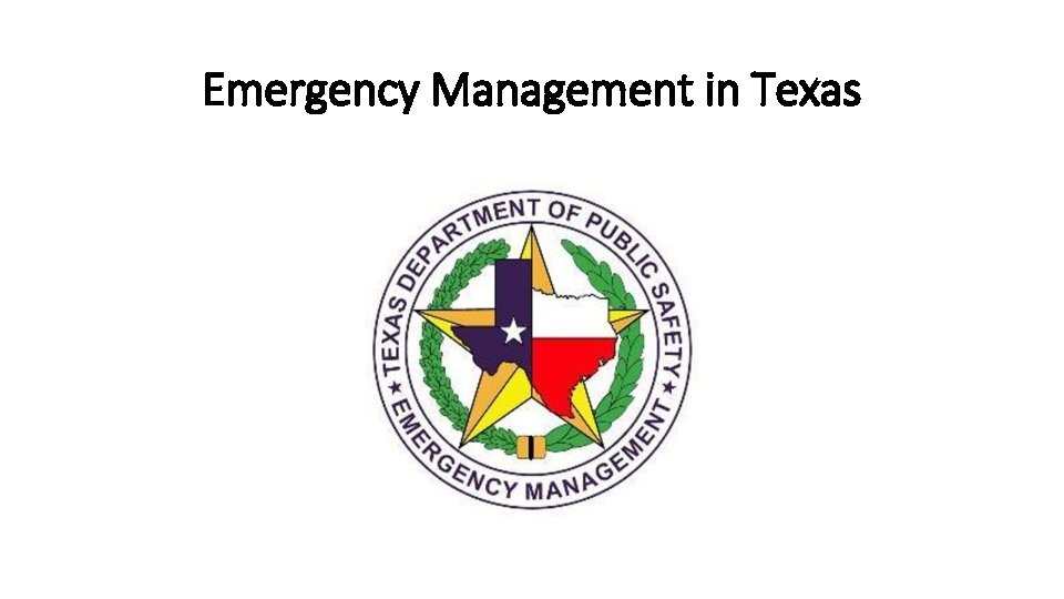 Emergency Management in Texas 