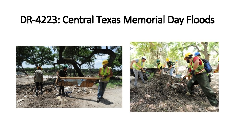 DR-4223: Central Texas Memorial Day Floods 